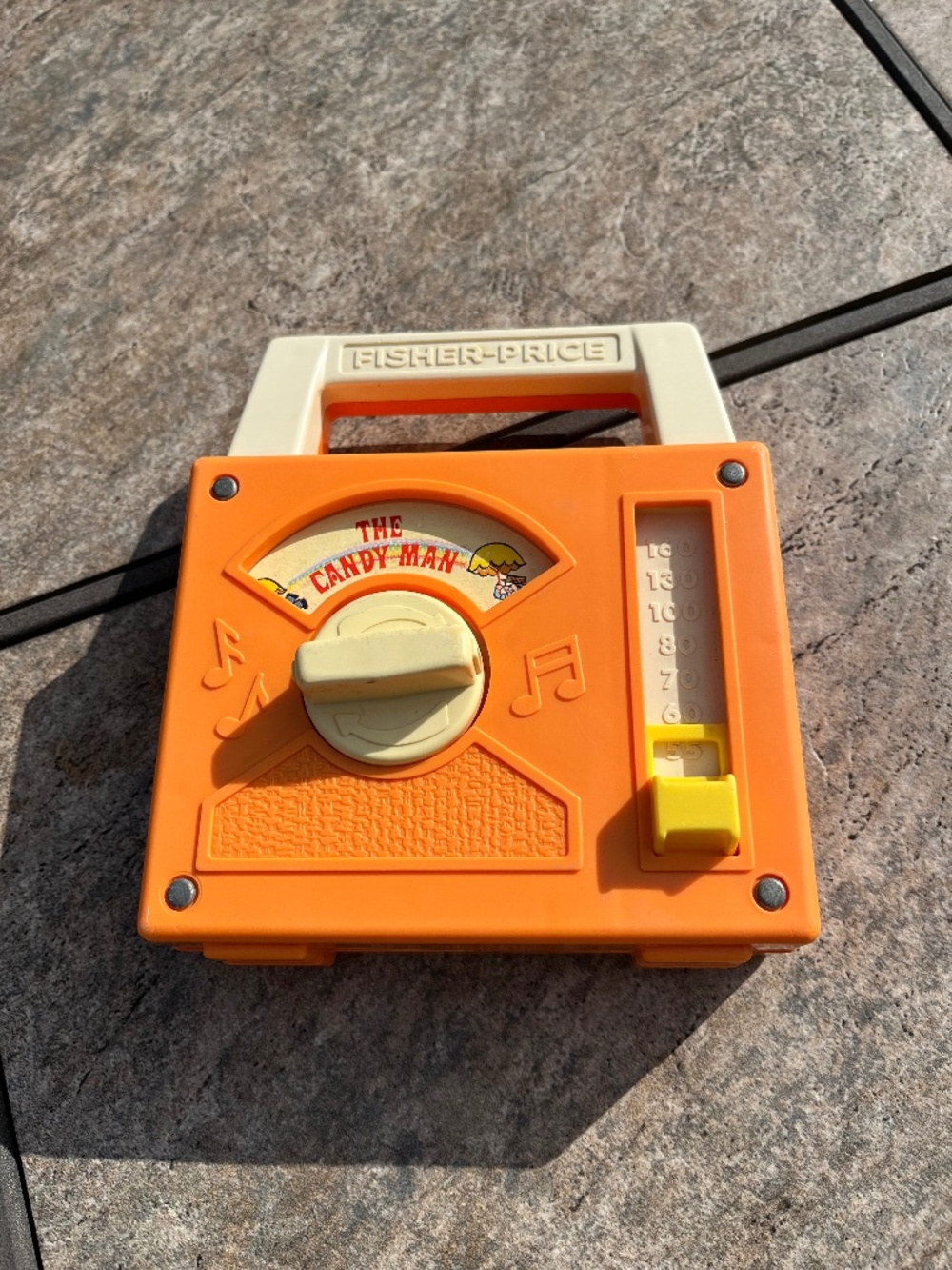 Vintage FP candyman wind up toy radio